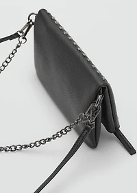 Studded shoulder bag