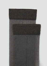 Lurex long socks