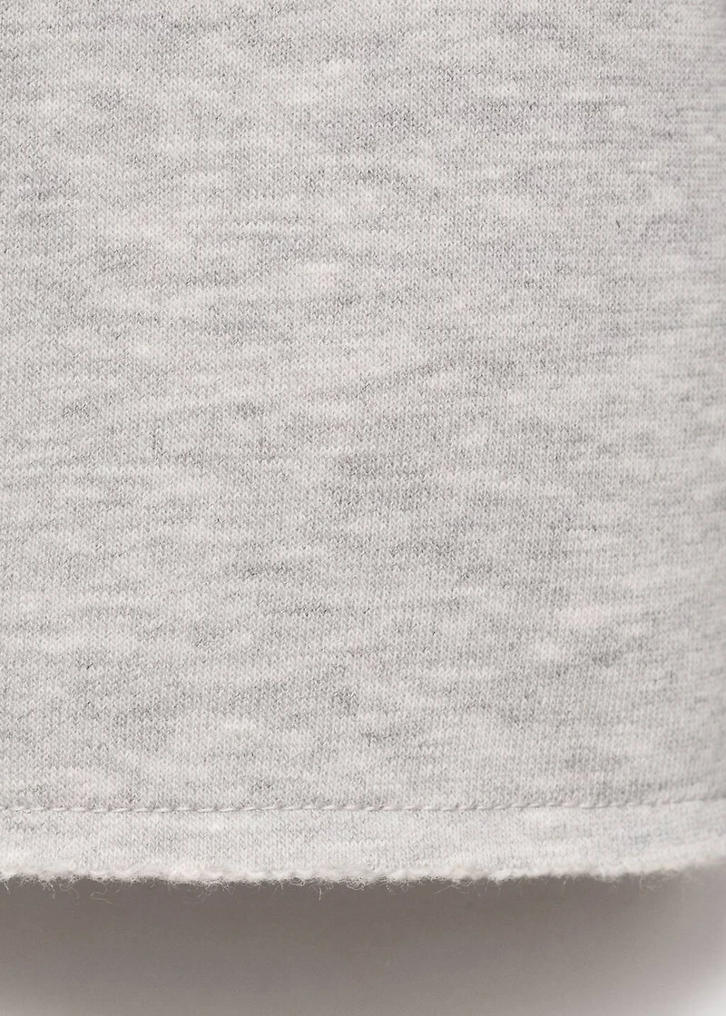 Printed cotton sweatshirt