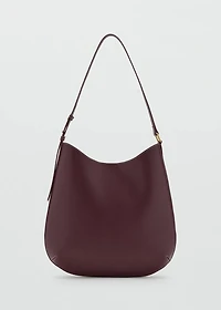 Large oval shoulder bag