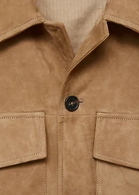 100% leather jacket with pockets