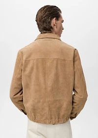 100% leather jacket with pockets