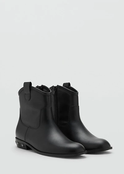 Stud ankle boots