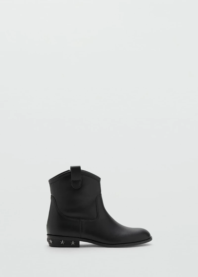 Stud ankle boots