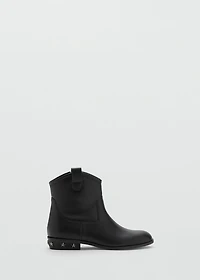 Stud ankle boots