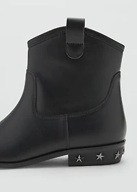 Stud ankle boots
