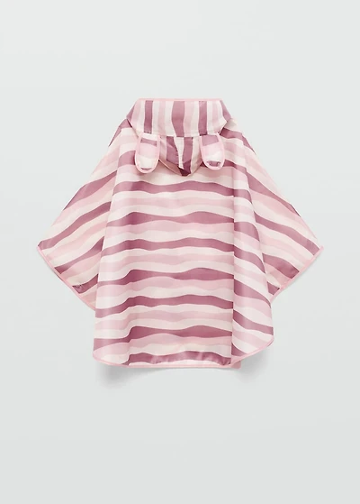 Gummed raincoat