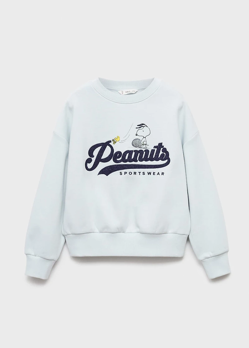 Embroidered Snoopy sweatshirt