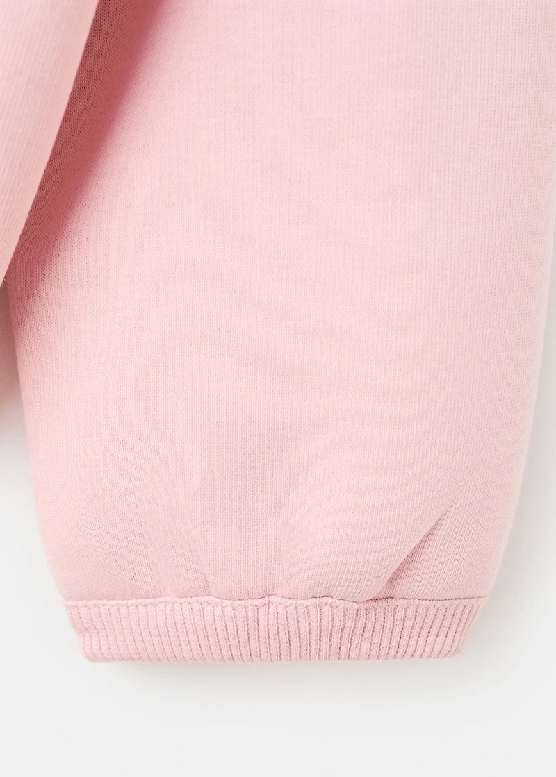 Embroidered cotton sweatshirt