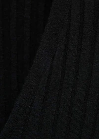 Fine rib knit cardigan