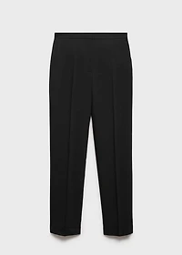 Straight suit trousers