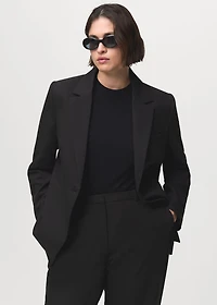 Straight suit trousers