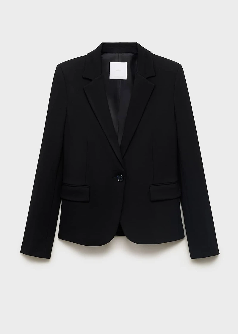 Fitted suit jacket