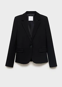 Fitted suit jacket