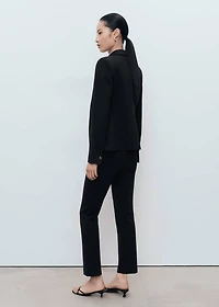 Fitted suit jacket
