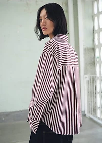 Pocket striped shirt