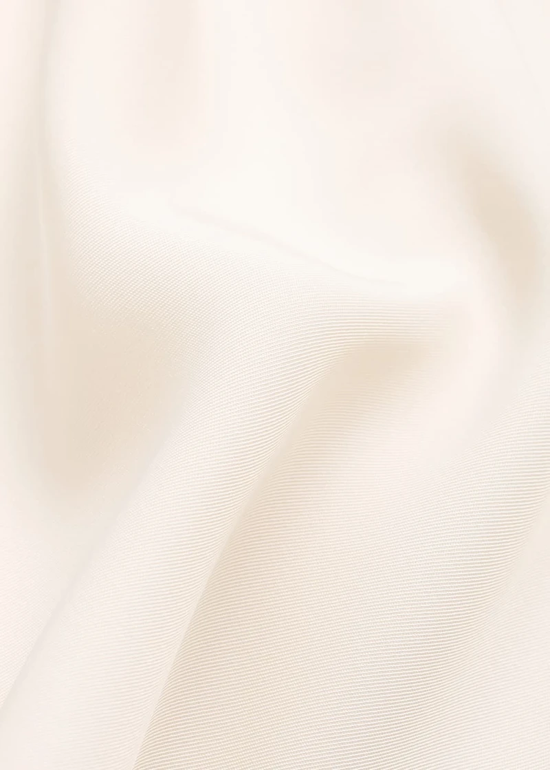 Draped neck blouse