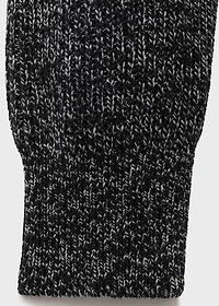 100% cotton polo-neck sweater