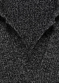 100% cotton polo-neck sweater