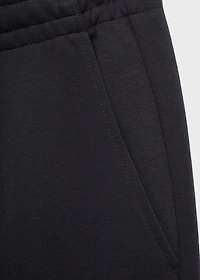 Cotton joggers with elastic waist