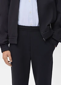 Cotton joggers with elastic waist