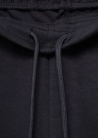 Cotton joggers with elastic waist