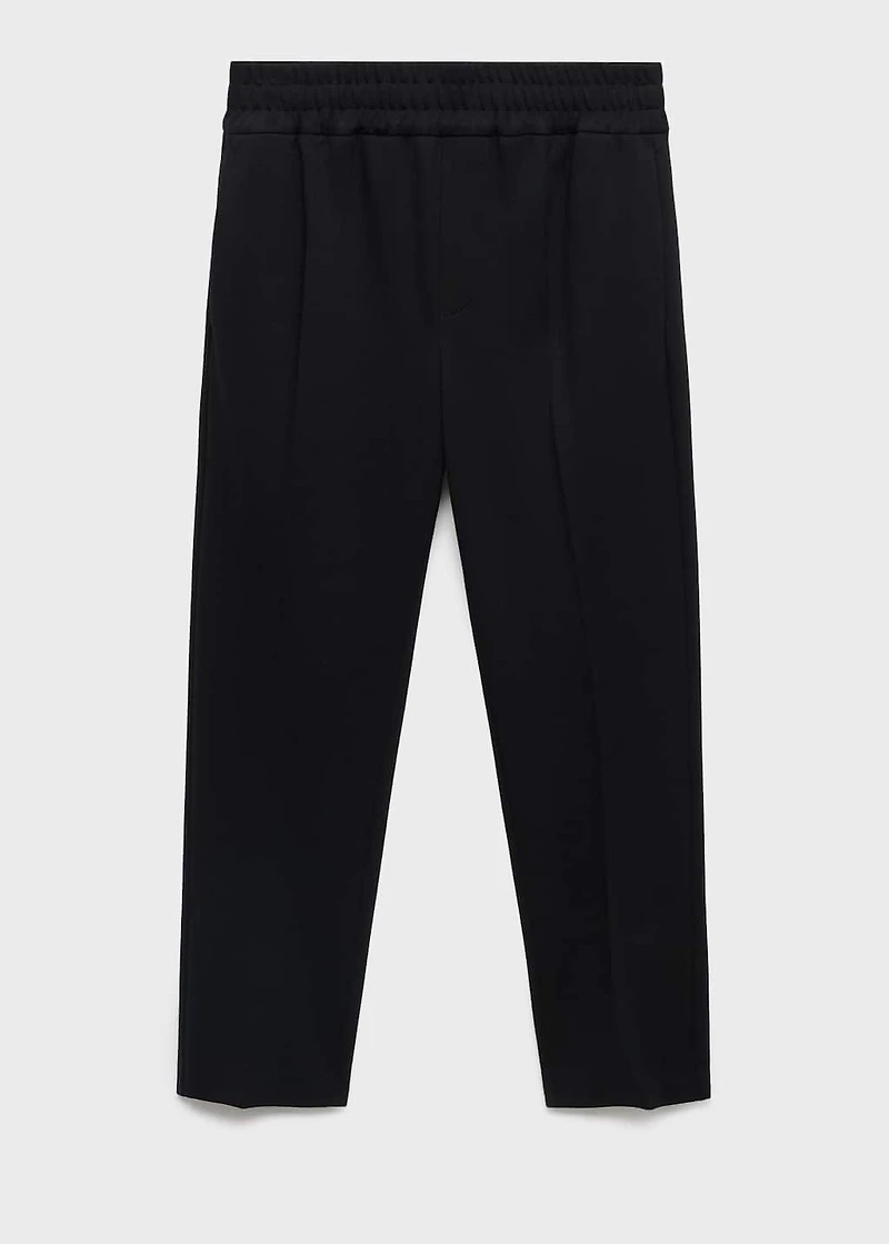 Jogger pants with elastic waist
