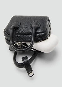 Multi-charm bear handbag keyring