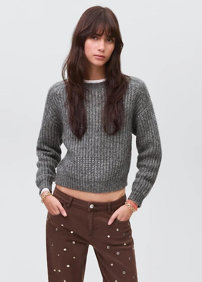 Chunky-knit sweater