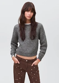 Chunky-knit sweater