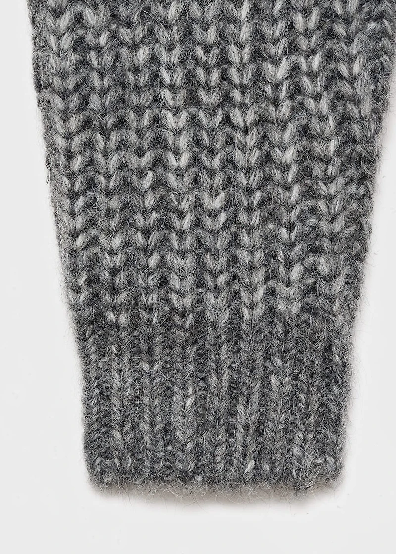 Chunky-knit sweater