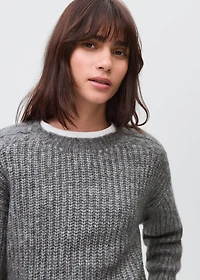 Chunky-knit sweater