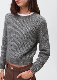 Chunky-knit sweater