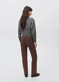Chunky-knit sweater