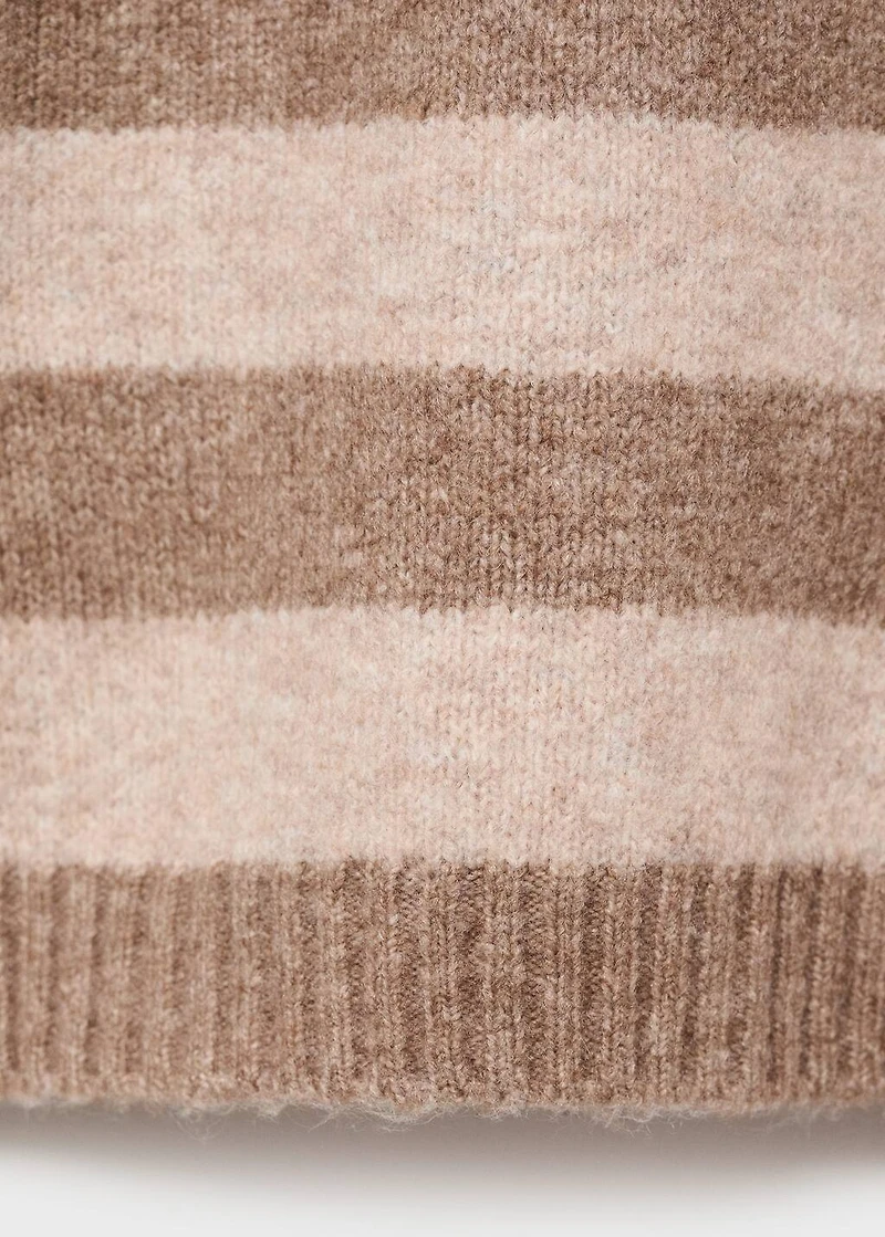 Knit striped sweater