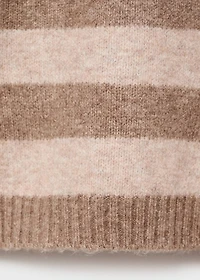 Knit striped sweater