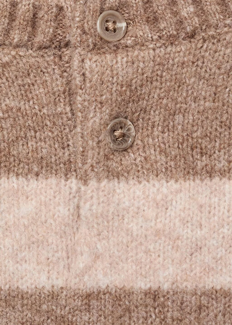 Knit striped sweater