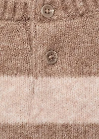 Knit striped sweater