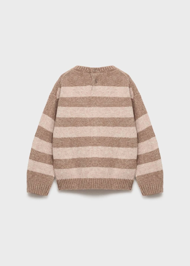 Knit striped sweater