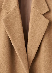 Lapels wool coat