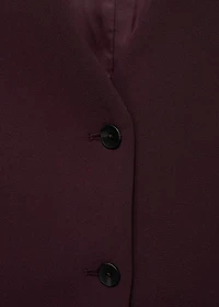 Slim-fit suit vest