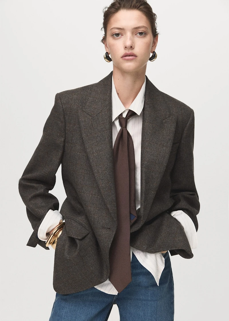 Wool suit jacket