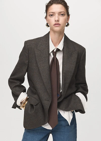 Wool suit jacket