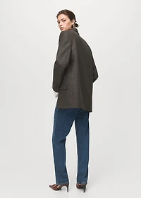 Wool suit jacket