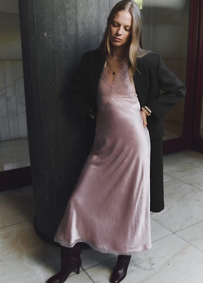 Satin camisole dress