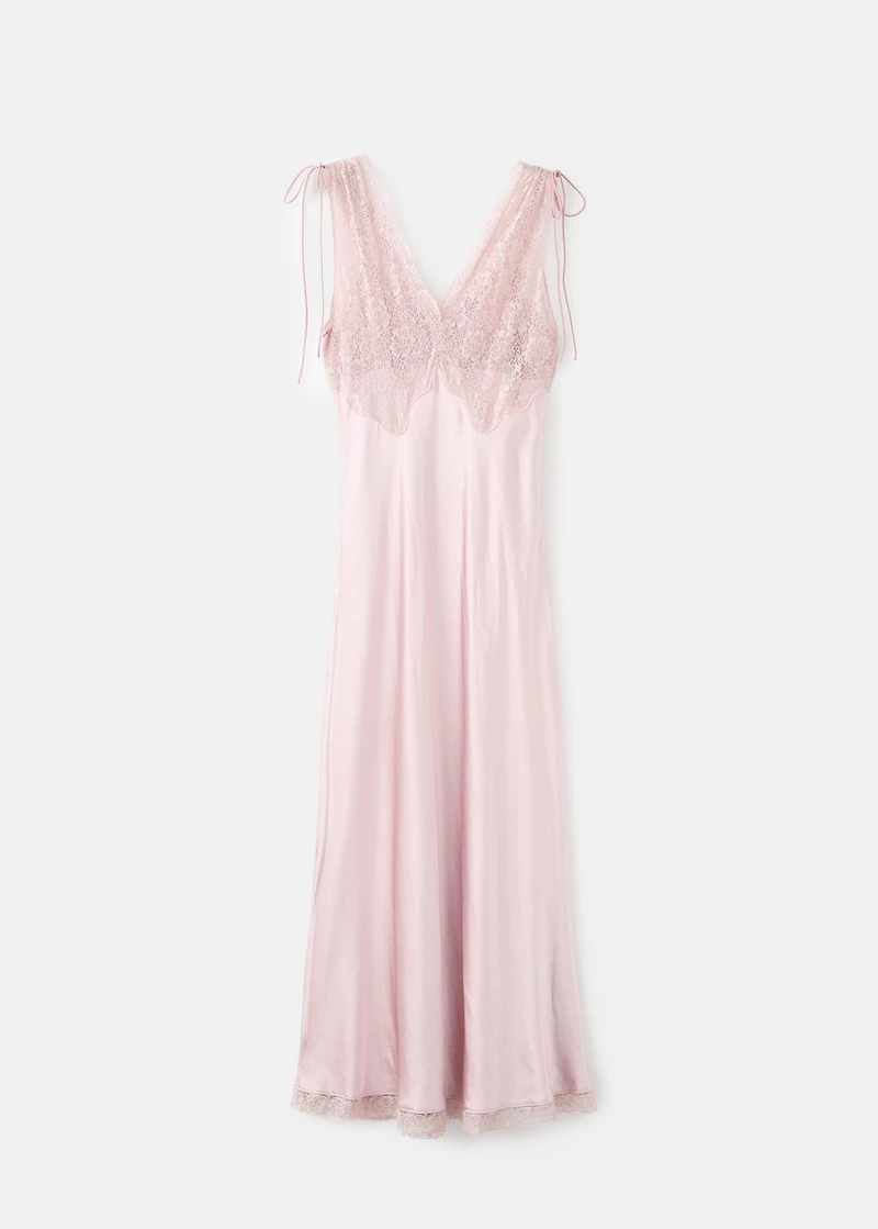 Satin camisole dress