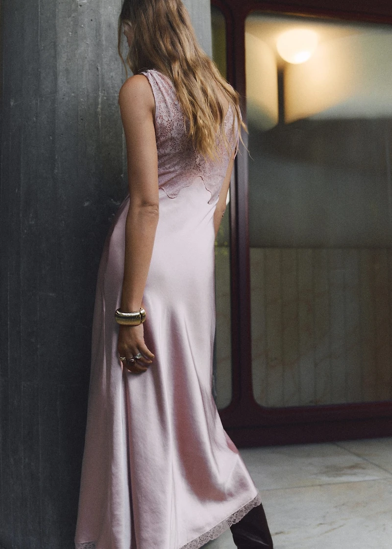 Satin camisole dress