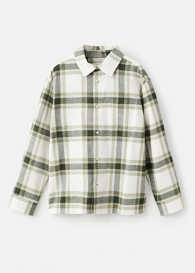 Cotton checked shirt