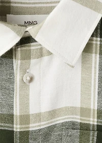 Cotton checked shirt