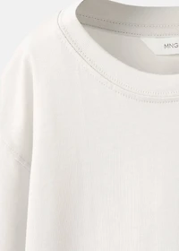 Embroidered printed T-shirt